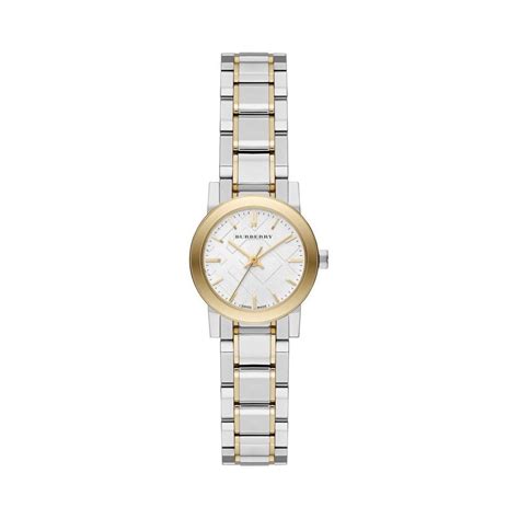 burberry women's the city two tone bracelet watch|Burberry BU9217 Ladies Two Tone The City Watch.